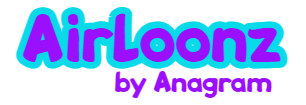 A blue and purple header reads: AirLoons, by Anagram